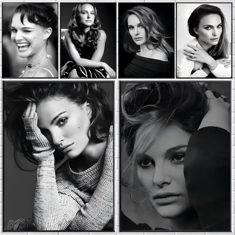 n-Natalie Portman Intellectual_Talent Poster Stylish Wall Art for Bedroom Living Room Bar Café Home Decor Gift