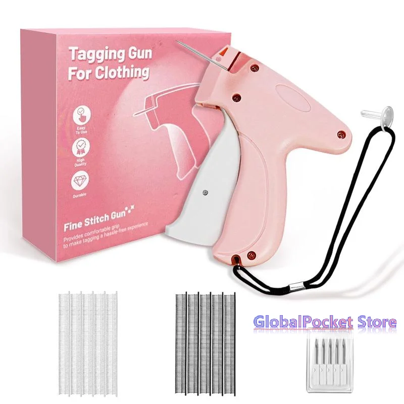 

Fine Stitch Gun Stitchy Quick Clothing Fixer For Clothes Micro Tagging Gun Clothing Mini Speedy Sticky Sewing Gun Hemming Tool