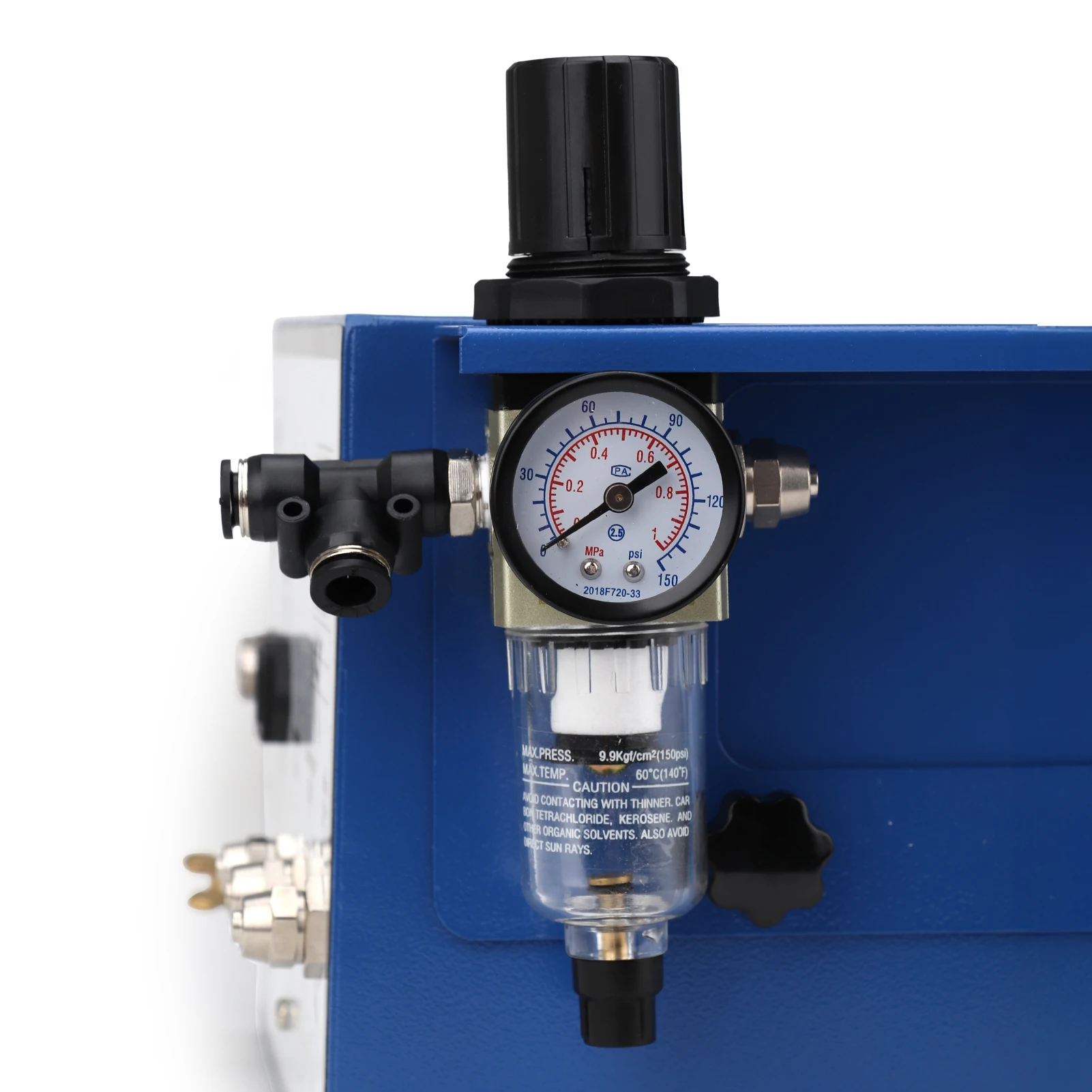 Unidade de pintura 603, máquina de revestimento em pó eletrostático, teste de laboratório, revestimento em pó eletrostático com copo aplicável para casa