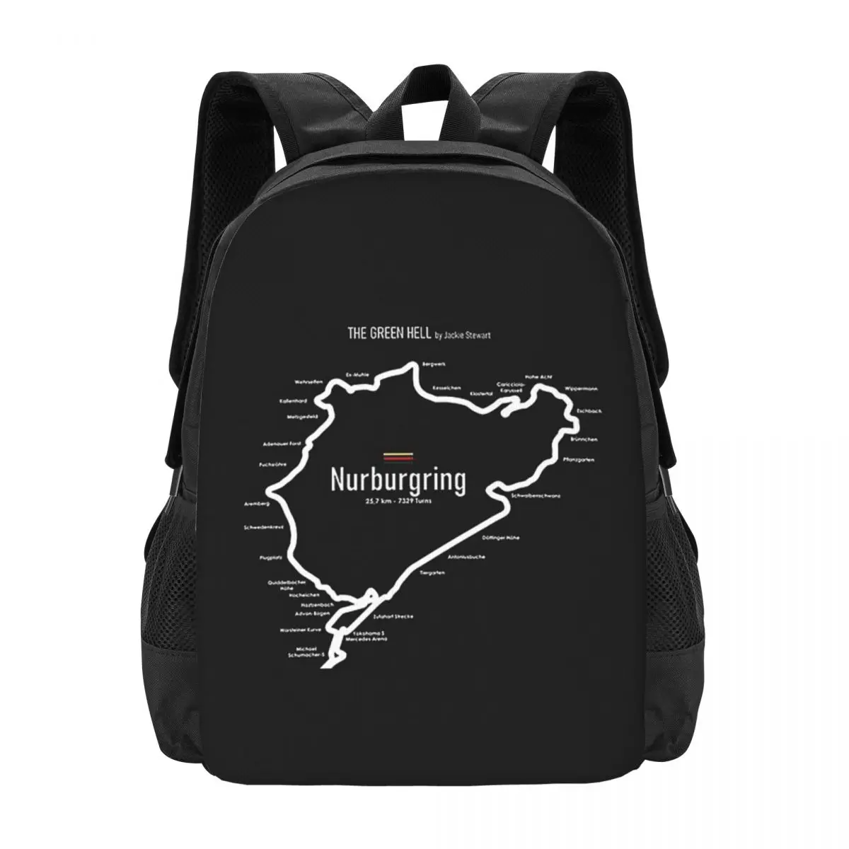 

Nurburgring Backpack Hot Sale Daypack Large Capacity Kids BookBag School Bag Shoulder Bags for Men Women
