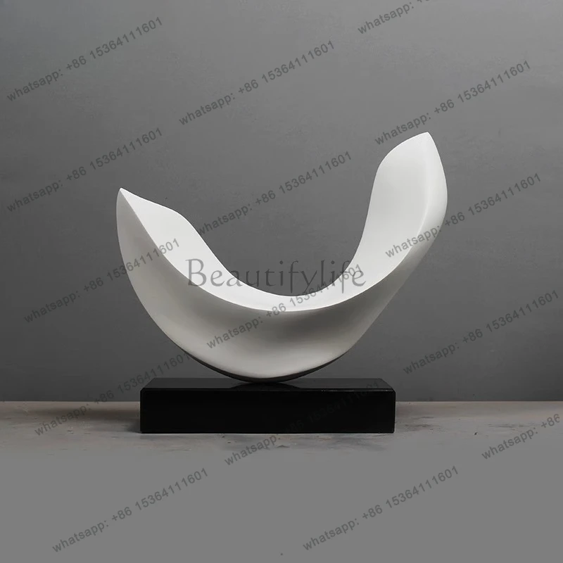 Modern Hotel Home Decorations Ornaments Light Luxury High-end Crafts Large Abstract Art Sculptures