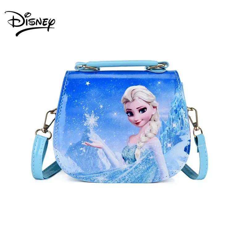 Imagem -05 - Disney-bolsa de Ombro Congelada para Meninas Bolsas Crossbody Bolsa Rainha Elsa Fofa Bolsa Infantil Designer de Luxo Presente de Aniversário