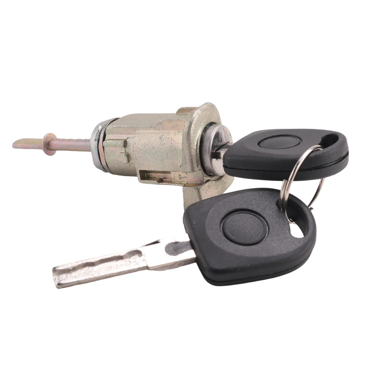 Car Door Lock Cylinder Front Left and Right with Key Set 1J0837167, 1U0837167A 604837167 for-Bora 1J Golf 4