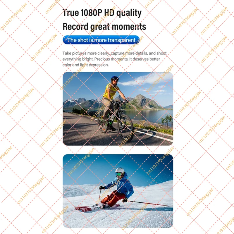 FY XB-1080P Action Cam Headlight Sports Camera Smart Sensing LED Headlamp Mini Camcorder Recorder Camera For Camping Cycling