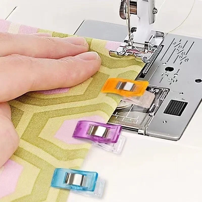 20/40 Stück Näh-Positionierclips, Mehrzweck-Farbige Kleiderfixierclips, Stickerei-Patchwork-Clips, Foto-Clips, Verschlussclips – Detail 7