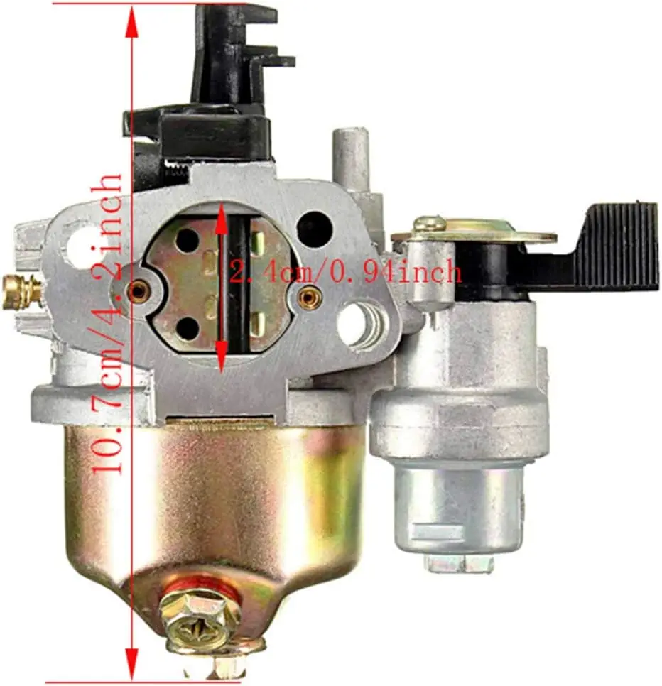 GX160 Carburetor+Ignition Coil Air Filter Kit Compatible with  GX168  6.5hp Small Engine Generator Lawn Mower Motor Replaces