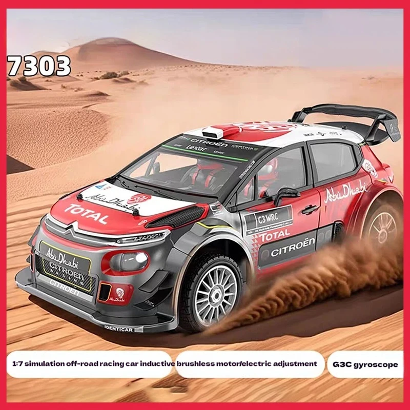 

New Mjx Hyper 1/7 Large Scale Brushless 7303 Remote Control Pulling Car C3 Simulation High Speed Off Road Vehicle Adult Toy Gift