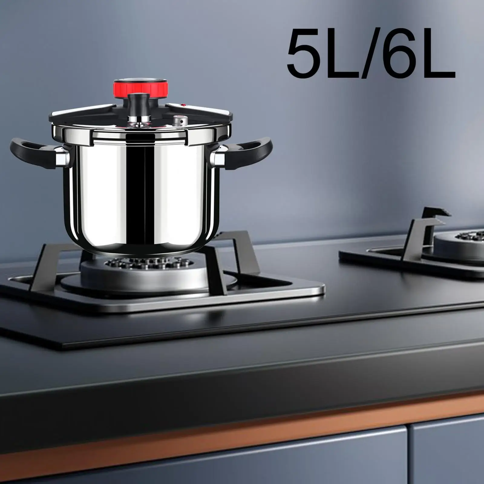 

Kitchen Pressure Cooker Fast Heating Large Pot Cookers Electric Instant Cooking Pot for Family Household Outdoor