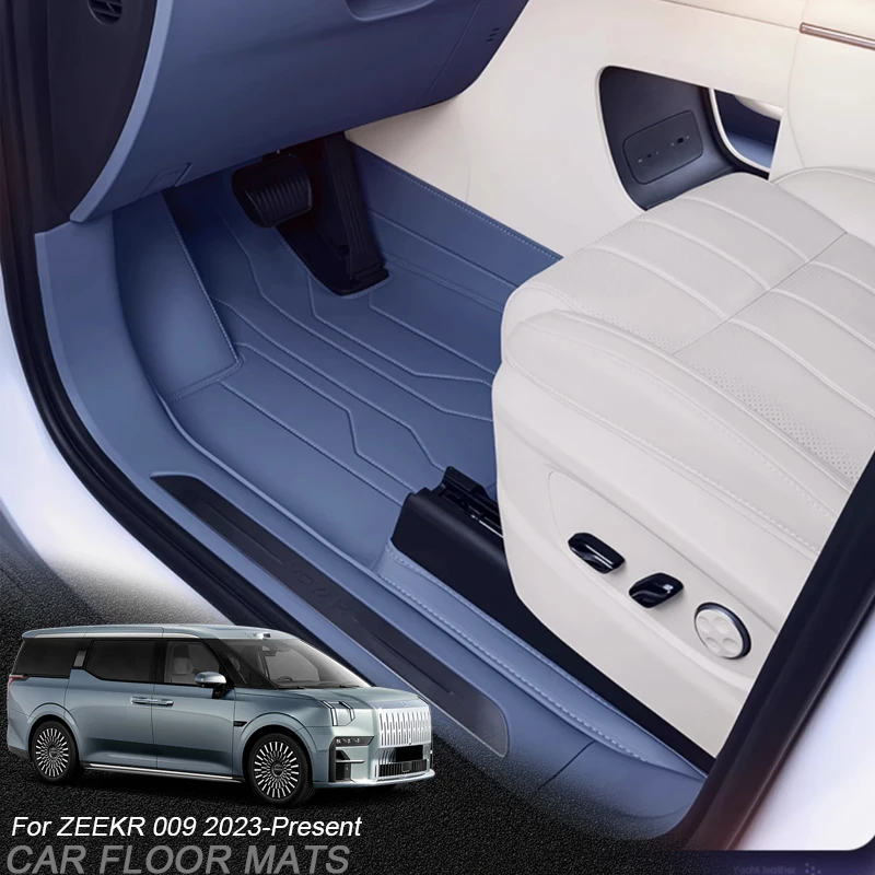 

Custom Nappa Leather Anti-Slip Car Foot Protect Mat For ZEEKR 009 2023-Present Auto Luxury Waterproof Floor Pad Accessory