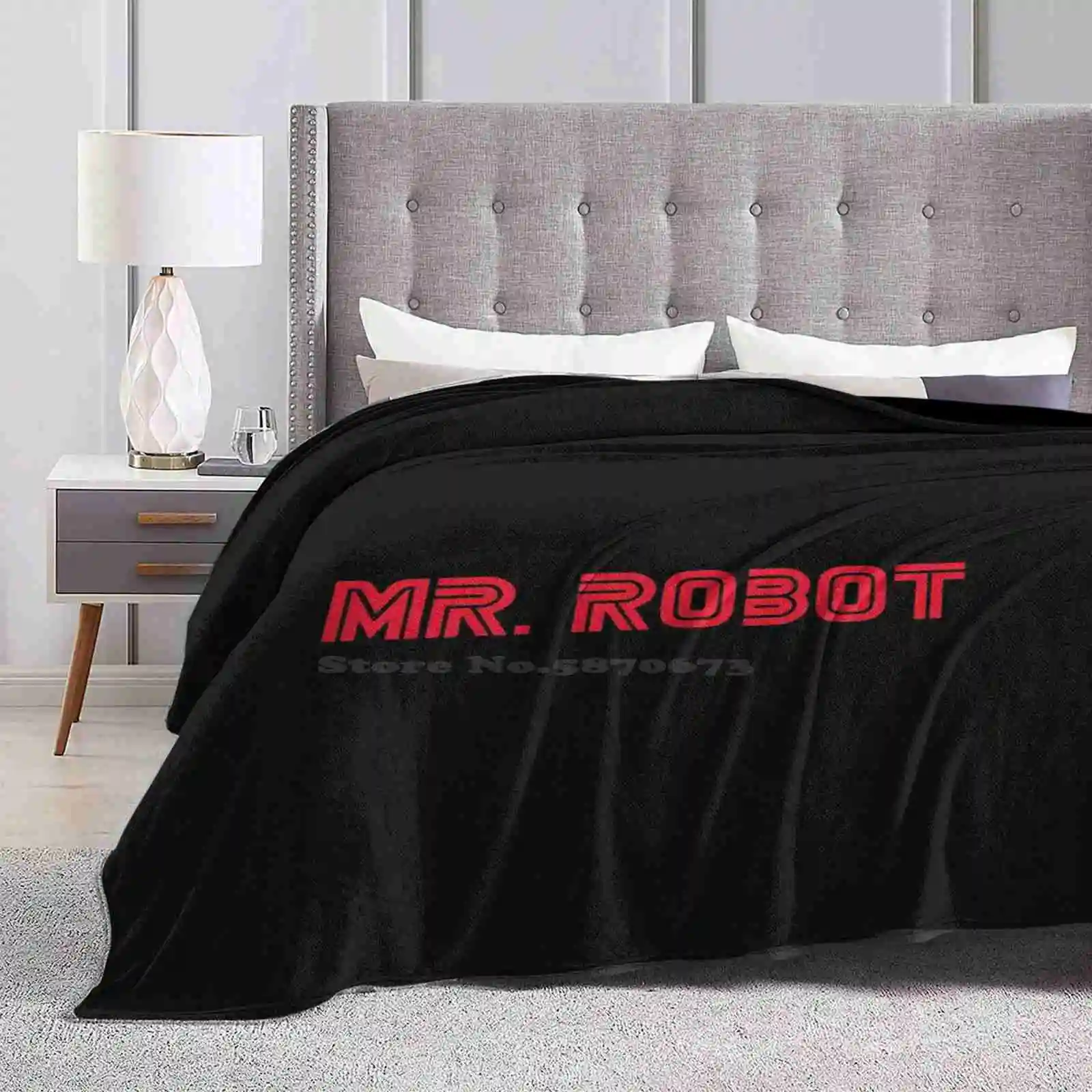 

Mr Robot Creative Design Comfortable Warm Flannel Blanket Mr Robot Tv Series Famous Pop Hacker Fsociety Cool New Trend Dark