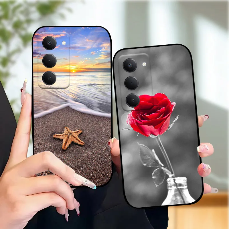 ل Redmi 15 4G 5G جراب هاتف موضة سيليكون لينة بولي TPU الغطاء الخلفي ل Xiaomi Redmi15 جراب هاتف للصدمات الوفير Fundas Coque