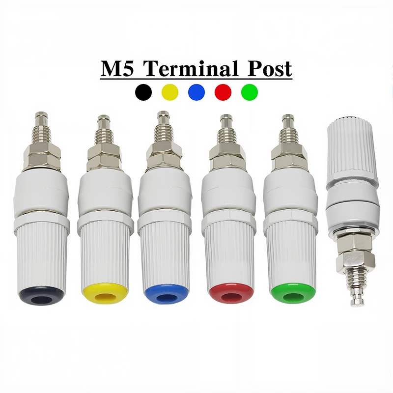 

2/4/8/16 шт. клеммная колодка типа M5, высокий ток, 30 А, 4 мм, усилитель, гнездо типа «банан», тестовая переплетная стойка