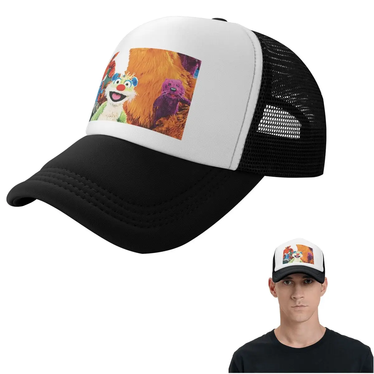 Bear In The Big Blue House Cap Casual Mesh Baseball Caps Adjustable Hat Hip Hop Summer Unisex Baseball Hats
