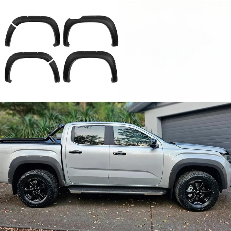 Hot Selling Wheel Arch With Nuts Extension Fender Flares Mudguards Off Road Double Cabin Car Accessories