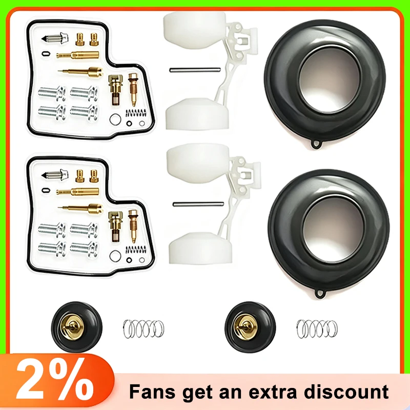 For Honda VT750C Shadow 750 VT750 VT 750C 1998-2003 Carburetor Rebuild Kit Vacuum Diaphragm & Float Motorcycle Carb Repair Kit