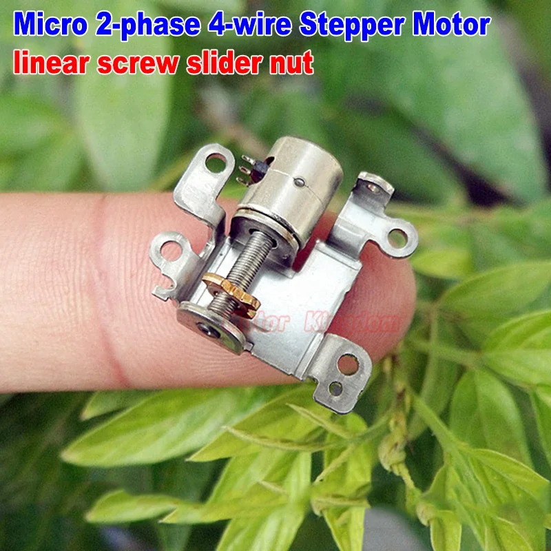 5pcs Tiny 6.5mm Linear actuator screw slider nut DC 3V-5V Micro Stepper Motor  2-Phase 4-Wire Stepping Motor For Digital camera