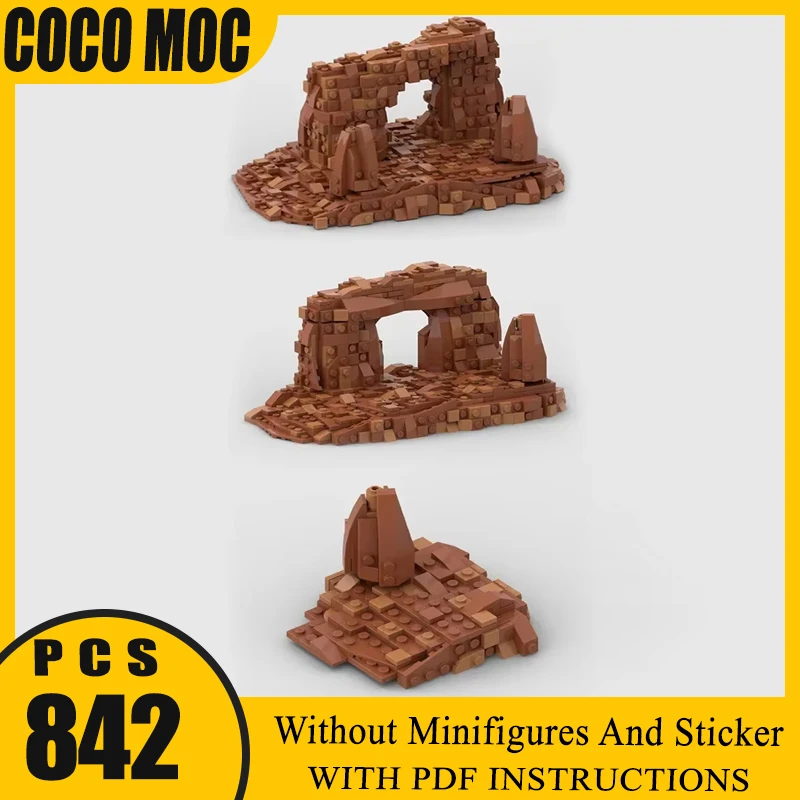 Star Movie Model Moc Building Bricks Technology Modular Blocks Desert Scene Big Landscape DIY Sets Assembly GiftsChristmas Toys