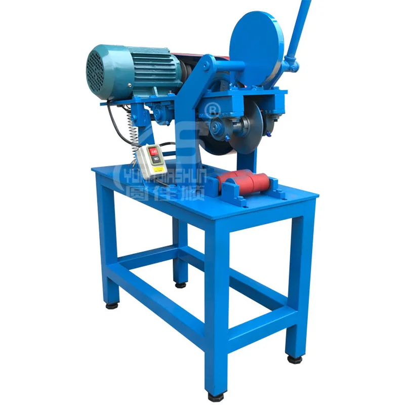 Fixed Pipe Cutting Machine Manual Pneumatic Desktop Fast Cutting Stainless Steel Pipe Iron Pipe with Necking Mouth