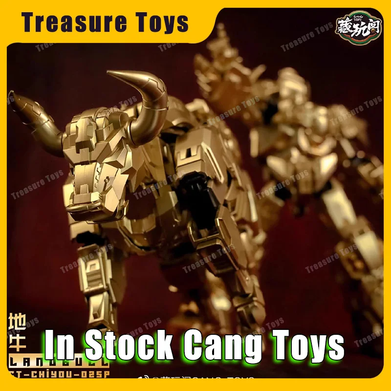 

In Stock Cang Toys Transformation CT-CHIYOU-02SP Golden Landbull Anime Action Figure Figurine Model Toys Gifts