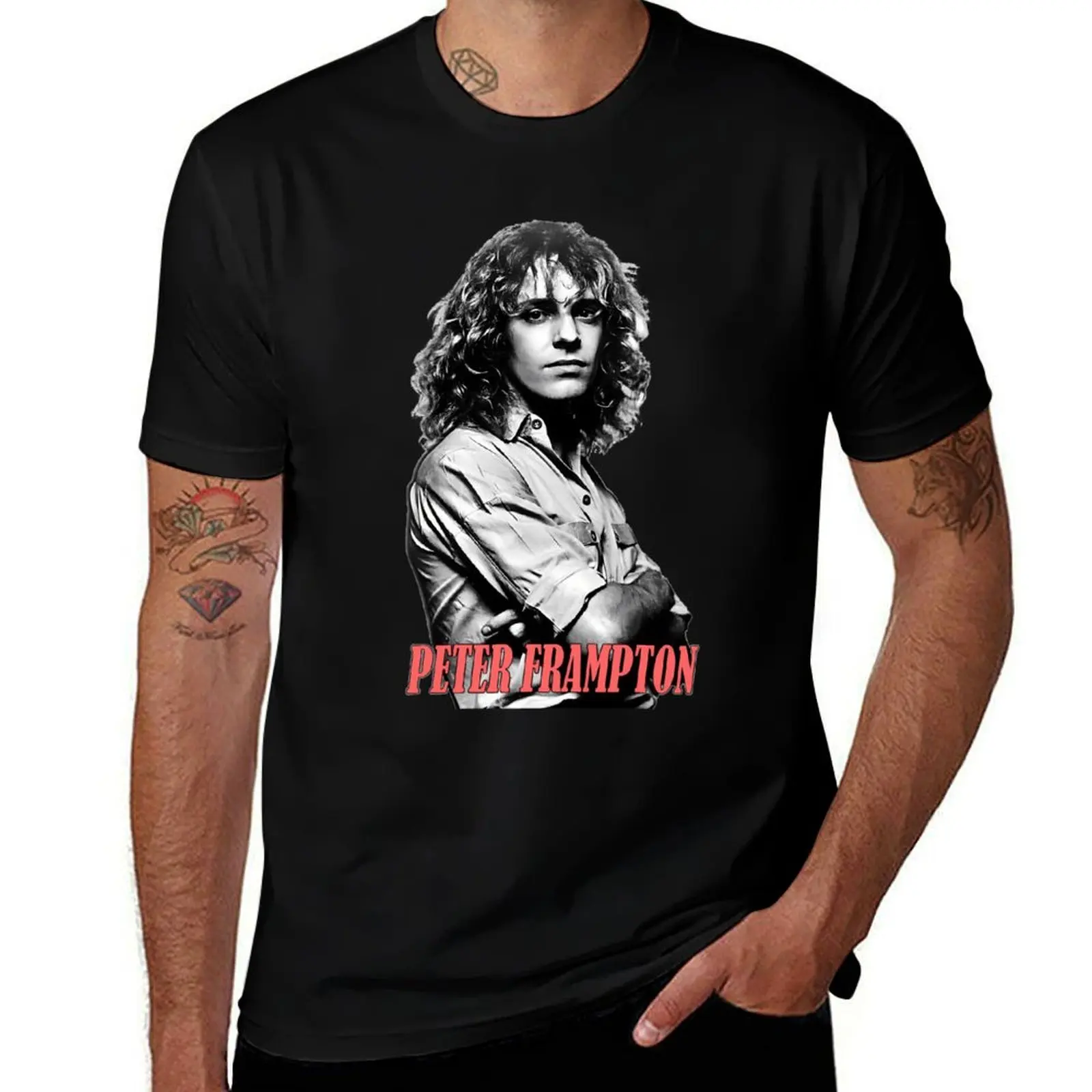 

Peter Frampton Legend Music Tour T-Shirt Short sleeve tee sports fans vintage anime shirt plain mens designer clothes