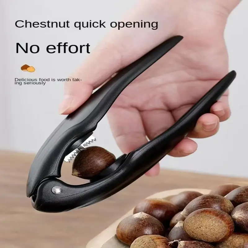 【F】Chestnut Shell Opener With Serrated Edge Non Slip Grip Perfect For Roasted Chestnut Making