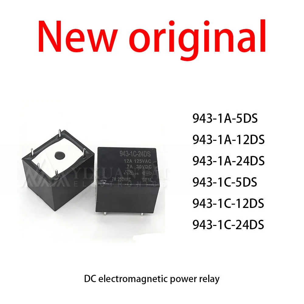 

10 Pcs/Lot New original 943-1A-5DS 943-1A-12DS 943-1A-24DS 943-1C-5DS 943-1C-12DS 943-1C-24DS DC electromagnetic power relay