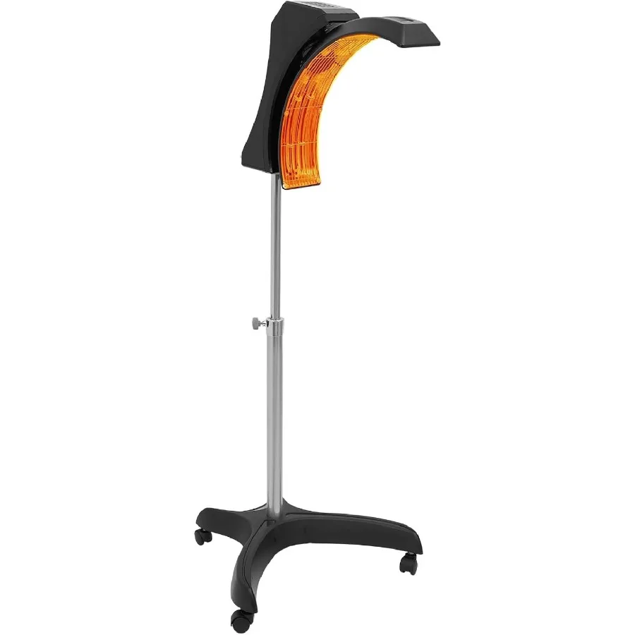 

Standing Hair Dryer Professional Hair Color Processor on Wheels Height Adjustable Rotating Hair Dryer Stand with Timer Temperat
