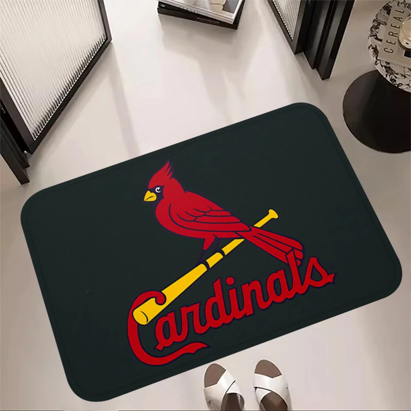 Welcome Carpet Baseball Interior Room Rugs Foot Carpets Entrance Doormat Prayer Rug Floor Mats St. Louis Cardinals Non-slip Bath