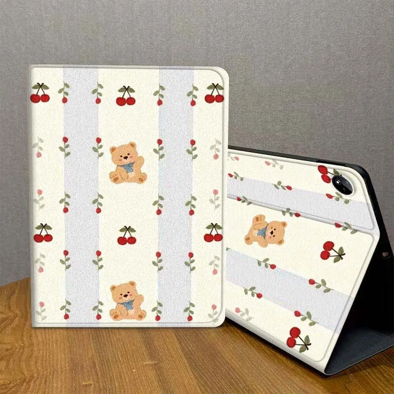 

Cherry Pattern Creative Design Case For Vivo IQOO Pad2 Pad3 Pad5 Air SE Pro 12.1 12.3 13 11.5 11 inch Tablet