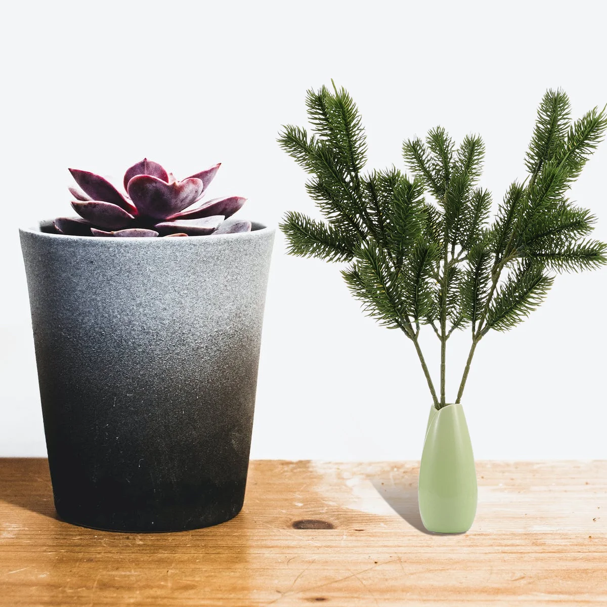 

3Pcs Christmas Simulation Pine Needles Artificial Plastic Pine Branch Xmas Decoration Home Decor Simulation Plants