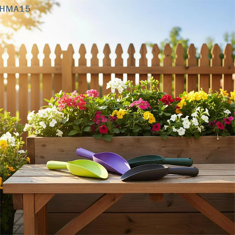 【YA】Multifunctional Garden Shovel Plastic Thickened Soil Loosening Tool with Scale for Indoor  Repotting