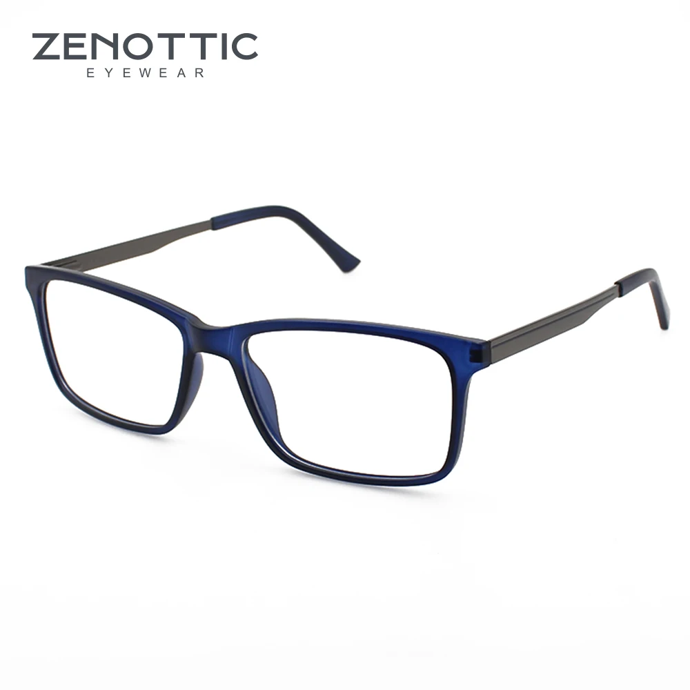 Men's Square Optical Glasses Frame by ZENOTTIC