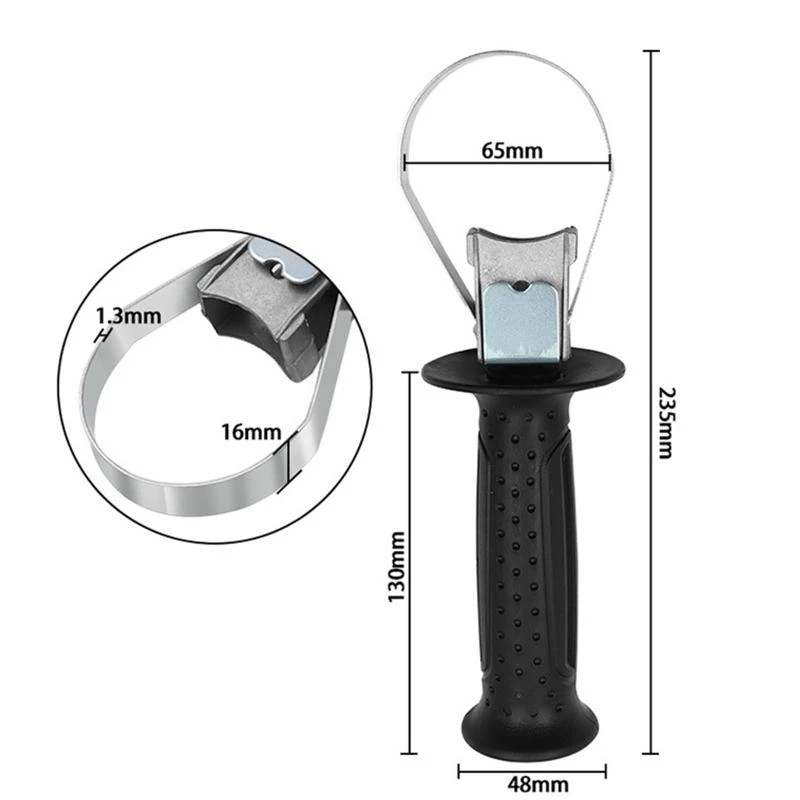 5ASD Electric Hammerss 드릴 측면 핸들 핸들 그라인더 조정