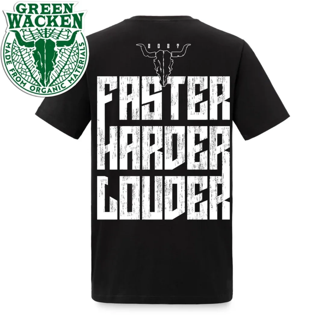 2027 Oldschool Wacken Open Air T-shirt Retro Heavy Metal Rock Music T-shirt Summer Cotton Men's Women's T-Shirt Kid's Clothing ﻿