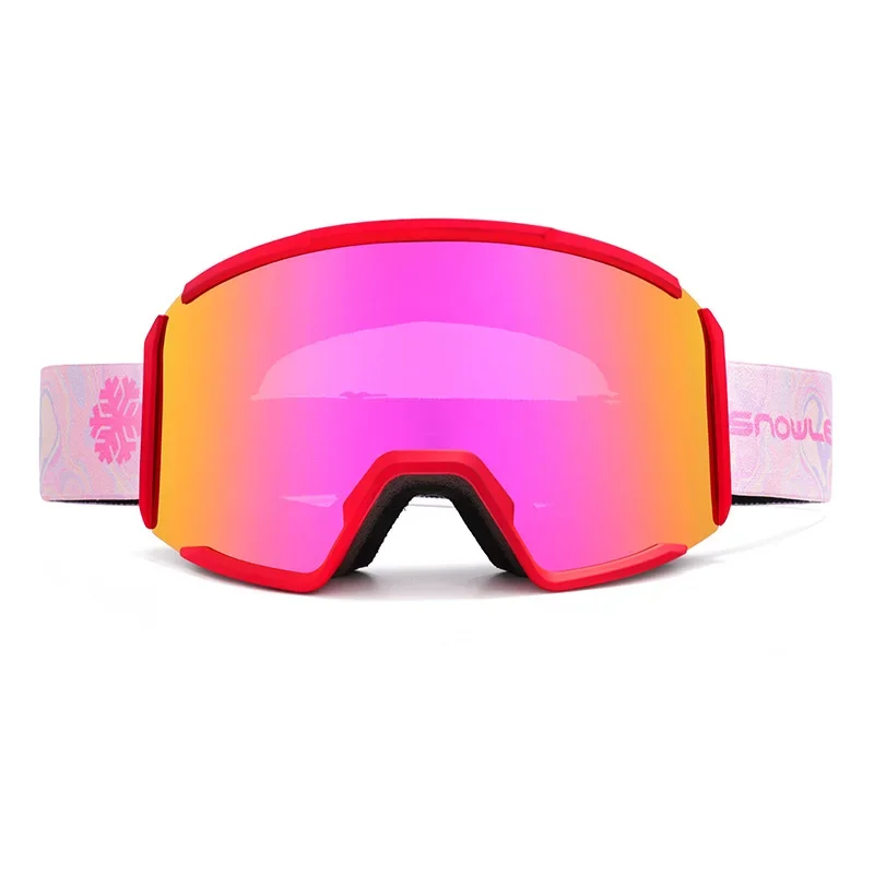 New arrival Custom Logo ski eyewear Snow Goggles Racing Skiing Glasses Optical Ski Goggles with Mirror Lens