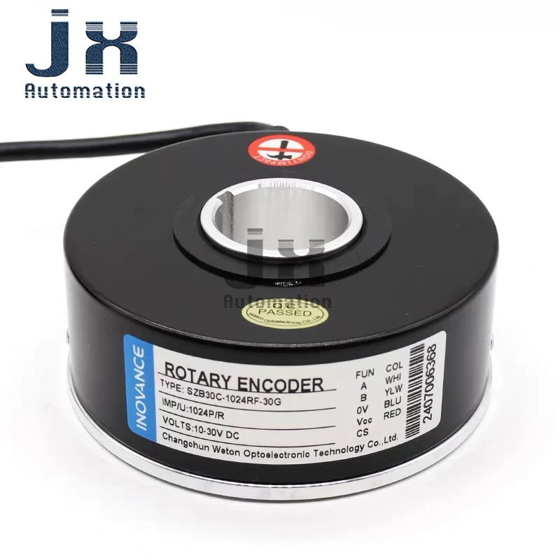 WETON Incremental Photoelectric Rotary Encoder SZB30C-1024RF-30G 10-30VDC Hollow Shaft Elevators Special Spare Parts