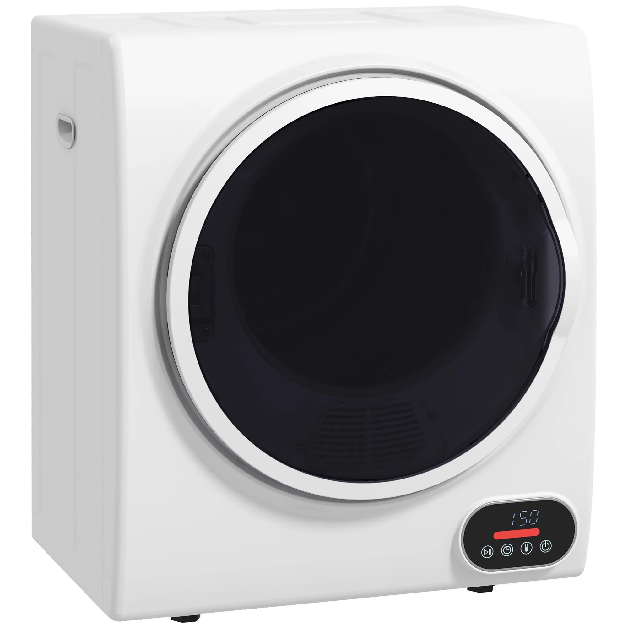 HOMCOM Portable Clothes Dryer Intelligent Drying 1.5 cu.ft Front Load White