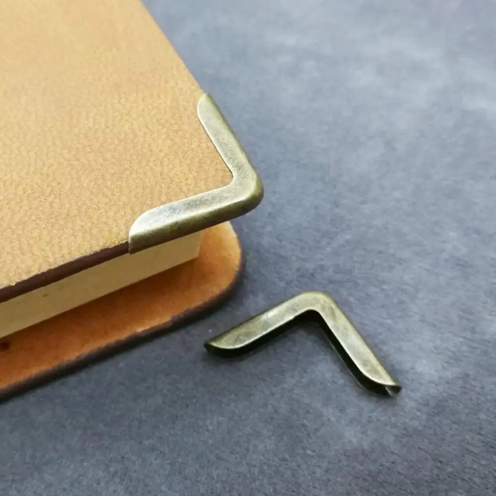 

Decorative Metal Edges Heavy Duty Metal Book Corner Protectors for Scrapbooking Photo Albums Notebooks Set of 50 Universal File