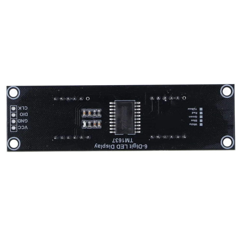 0.56in 6 Digit 7 Segment Display Module 2 Pin IO TM1637 Driver IC LED Digital Tube Green Decimal Digital Tube Module PluginReady
