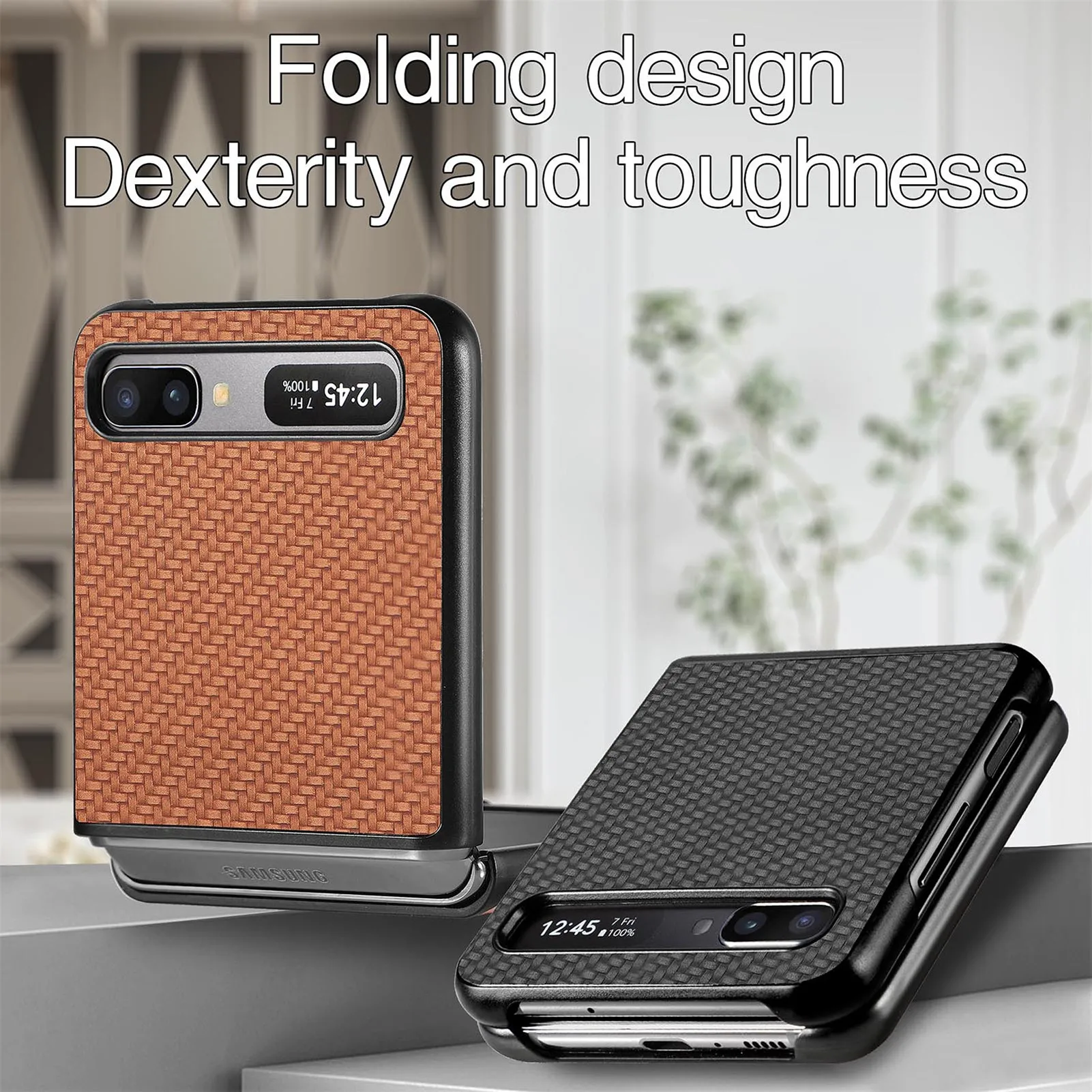 for Samsung Z Flip 2 1 6 5 4 3 flip6 flip5 flip4 Cover Case for Samsung Galaxy Z Flip 2 1 Flip2 5G Flip1 Anti-fingerprint Cases