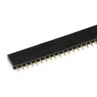 10 pièces 1x40Pin 2.54mm pas simple rangée femelle PCB carte de prise mâle broche en-tête connecteur pour Arduino 2