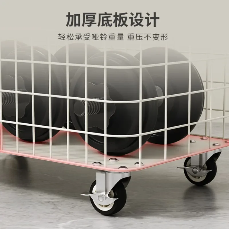 Basketball Storage Rack Household Ball Rack Children's Toys Sports Equipment Ball Storage Rack with Wheels Movable