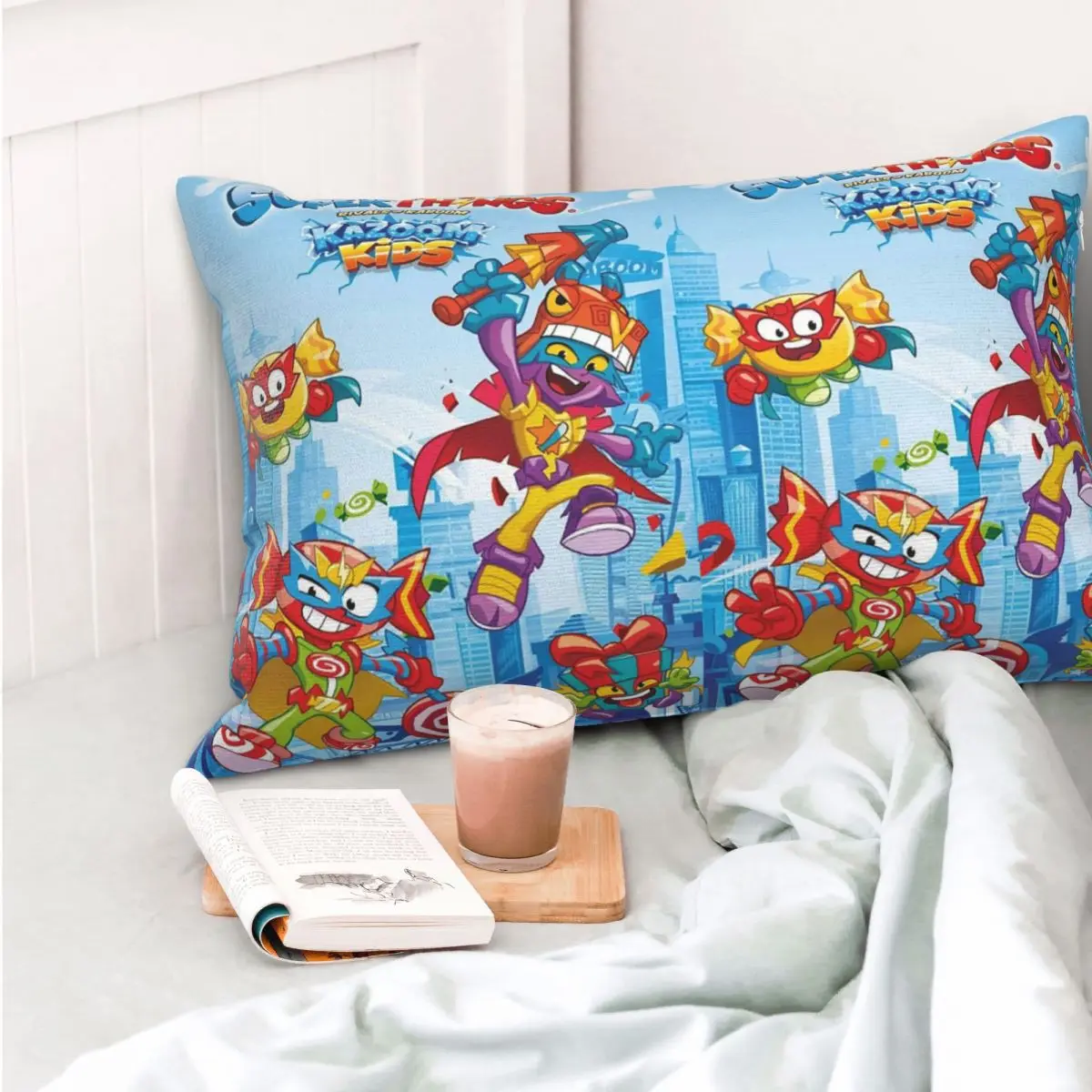 Superthings Kazoom Power Rectangle Pillowcase Cushion Cover Decor Bedroom Bed Home Comfort Throw Pillow