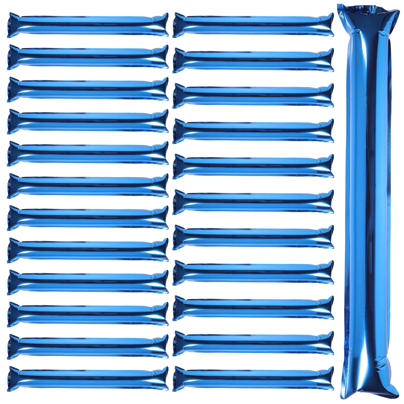 24 قطعة من أعواد الضوضاء القابلة للنفخ، مصفق الرعد للأحداث الرياضية والحفلات والحفلات والحفلات وألعاب كرة القدم وكرة السلة