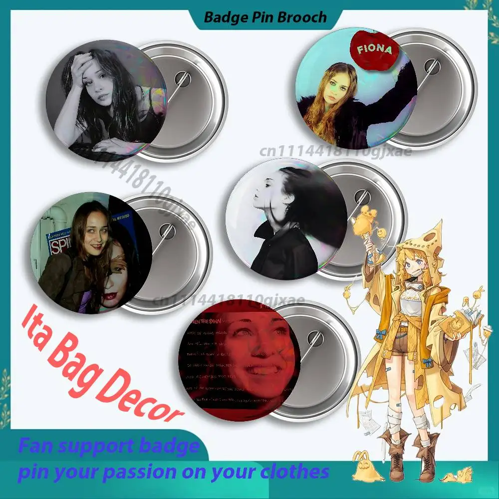 Fiona Apple Badges Round Nijigen Otaku Culture IP peripheral products 58 44 32 75 25mm Mini Ita Bag Decor