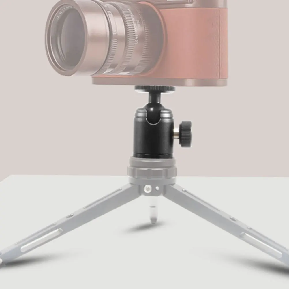 

1Set Tripod Ball Head Mount Heavy Duty Aluminum Alloy Camera Bracket for Camera Projector Tripod Accessories Set