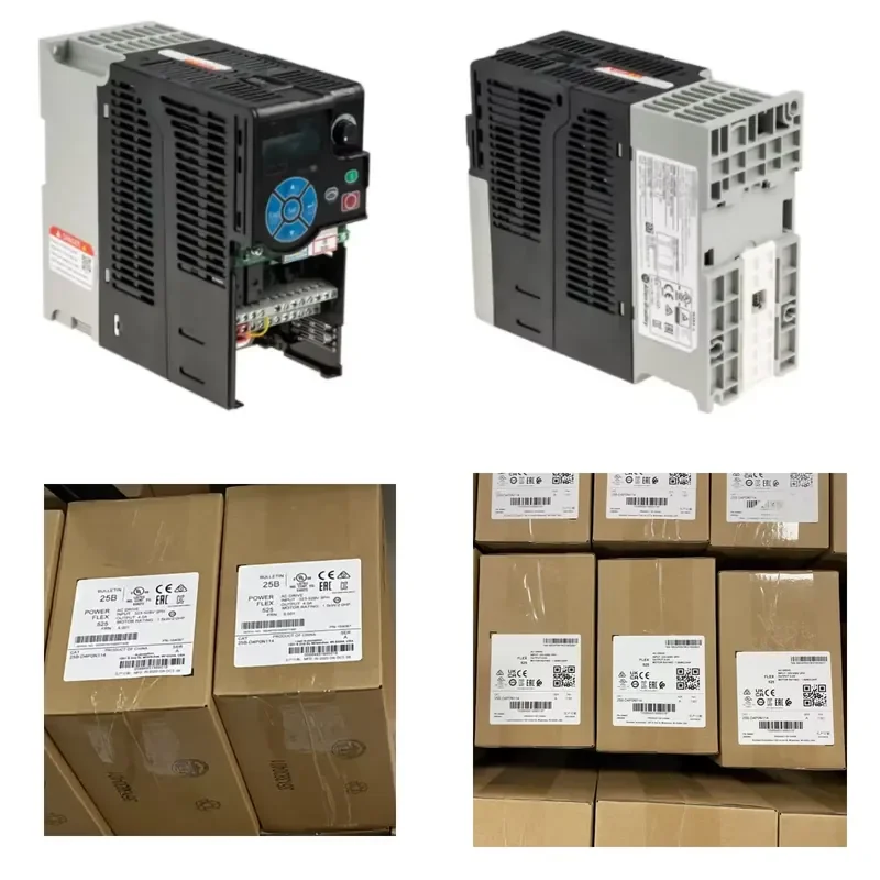New Factory Sealed 25B-D4P0N114 PLC Controller for 525 1.5kW 2Hp Industrial Automation Plc Programming Industrial Control