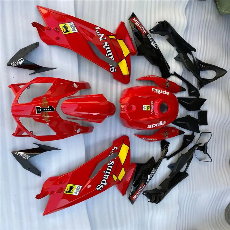 Injection mold Fairings Kit Fit Red For Aprilia RS4 50cc  RS125 2006 2007 2008 2009 2010 2011 RS 06 07 08 09 10 11 Bodywork Set