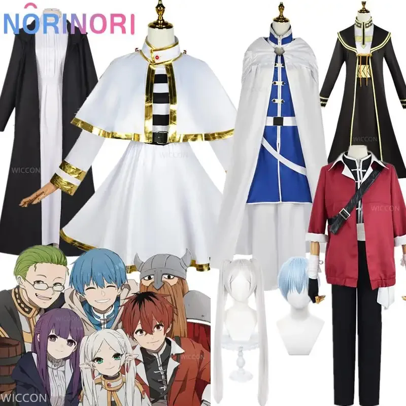 

Anime Frieren Beyond Journey's End Fern Cosplay Costume Dress Cloak Himmel Stark Heiter Coat Outfit Halloween Carnival Clothes