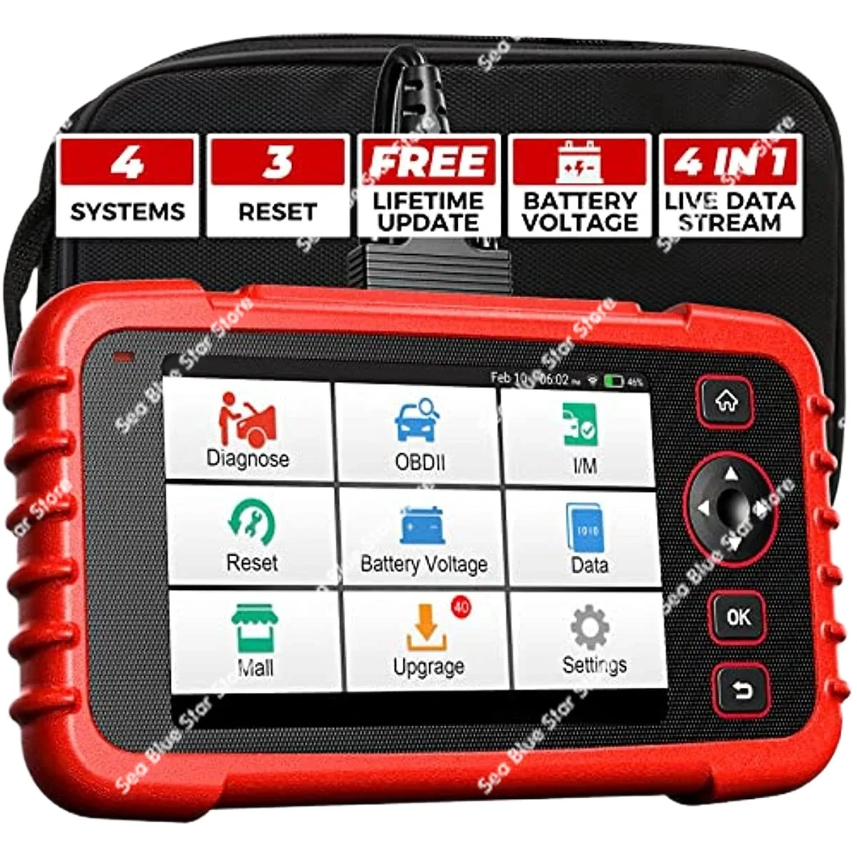 X431 CRP123X car diagnostic detector overseas version